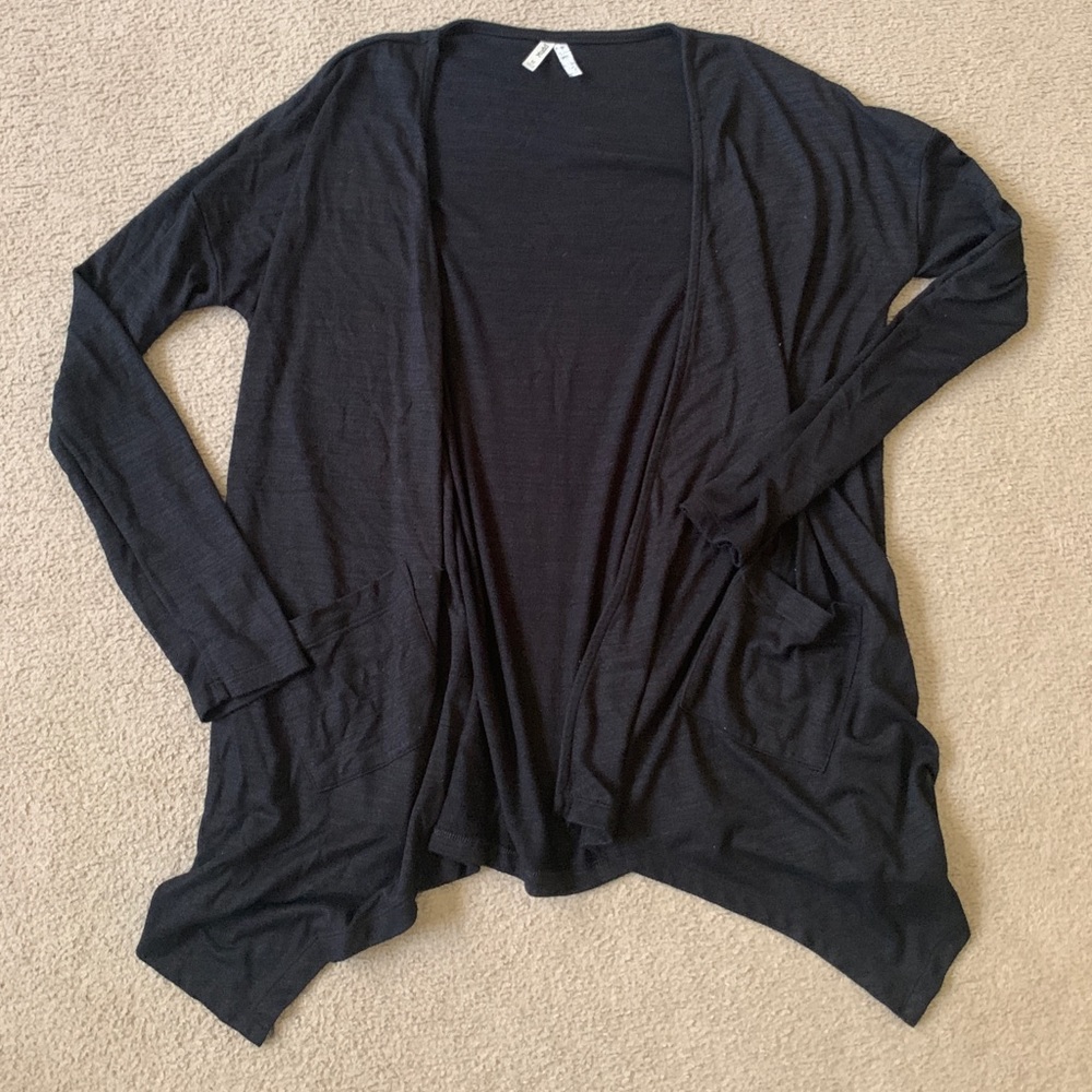 Black cardigan